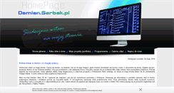 Desktop Screenshot of damian.sarbak.pl
