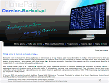 Tablet Screenshot of damian.sarbak.pl